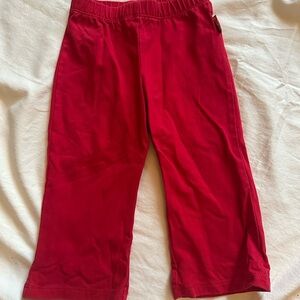 Children’s Place Girls 18mos red pants